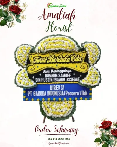 Papan Bunga Duka di Dago